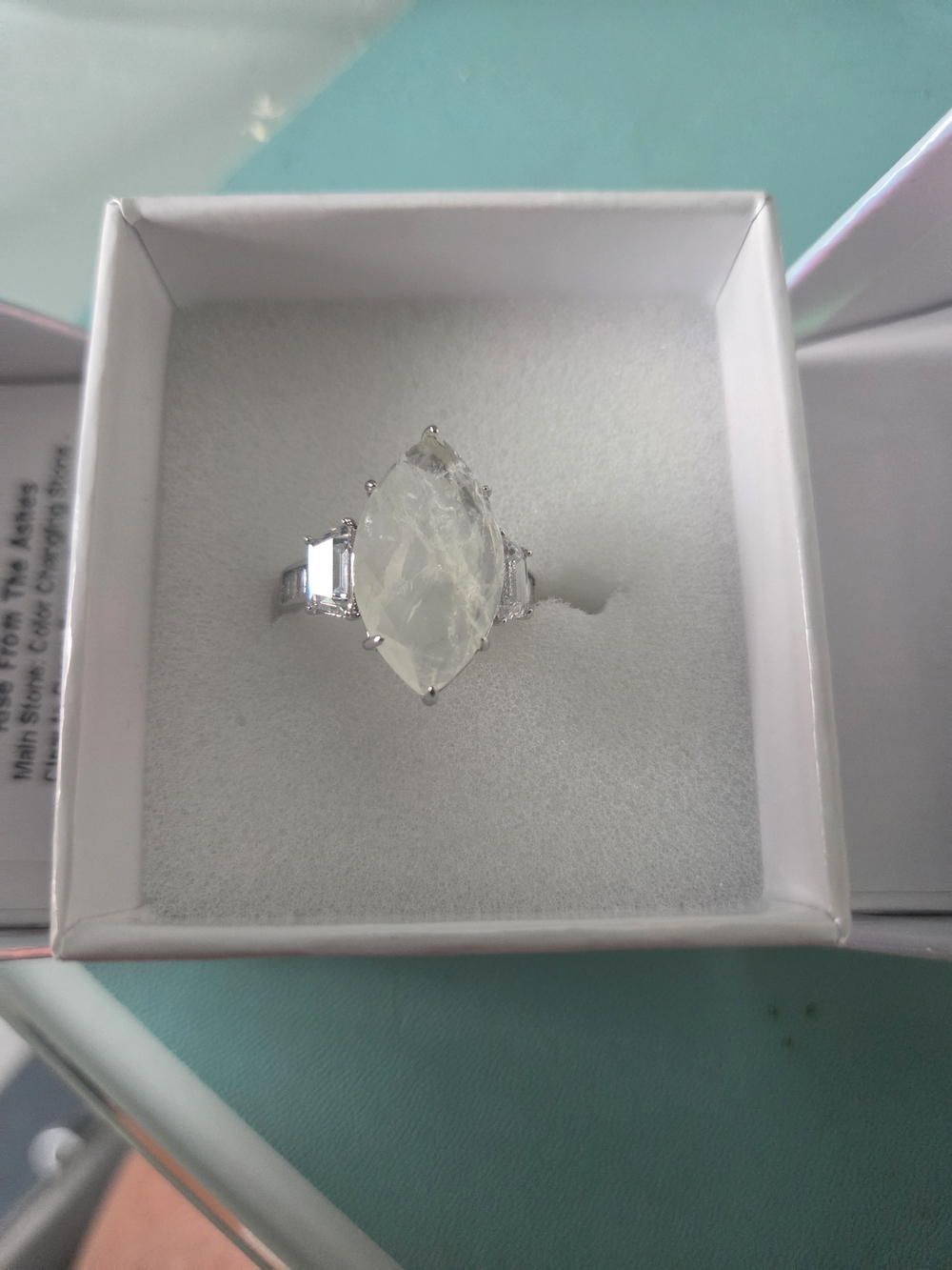 BOMB PARTY Mental Health Awareness Ring Size 10